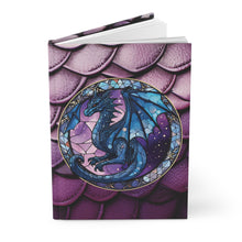 Load image into Gallery viewer, Shades of Violet Dragon Scales Hardcover Journal
