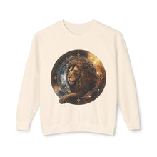 Load image into Gallery viewer, Leo Zodiac Unisex Lightweight Crewneck Sweatshirt
