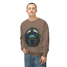 Load image into Gallery viewer, Cancer Zodiac Unisex Lightweight Crewneck Sweatshirt
