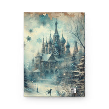 Load image into Gallery viewer, Snowflake Fairy Castle Hardcover Journal
