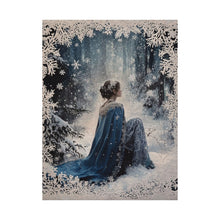 Load image into Gallery viewer, Once Upon A Snowflake Poster Wall Art in 3 Sizes
