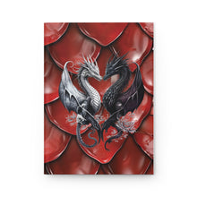 Load image into Gallery viewer, Blood Red Dragon Scales Hardcover Journal
