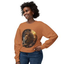 Load image into Gallery viewer, Leo Zodiac Unisex Lightweight Crewneck Sweatshirt
