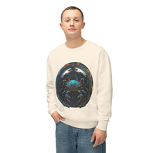 Load image into Gallery viewer, Cancer Zodiac Unisex Lightweight Crewneck Sweatshirt
