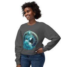 Load image into Gallery viewer, Aquarius Zodiac Unisex Lightweight Crewneck Sweatshirt
