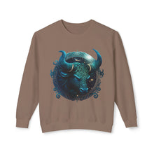 Load image into Gallery viewer, Taurus Zodiac Unisex Lightweight Crewneck Sweatshirt
