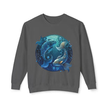 Load image into Gallery viewer, Pisces Zodiac Unisex Lightweight Crewneck Sweatshirt
