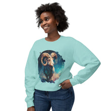 Load image into Gallery viewer, Aries Zodiac Unisex Lightweight Crewneck Sweatshirt
