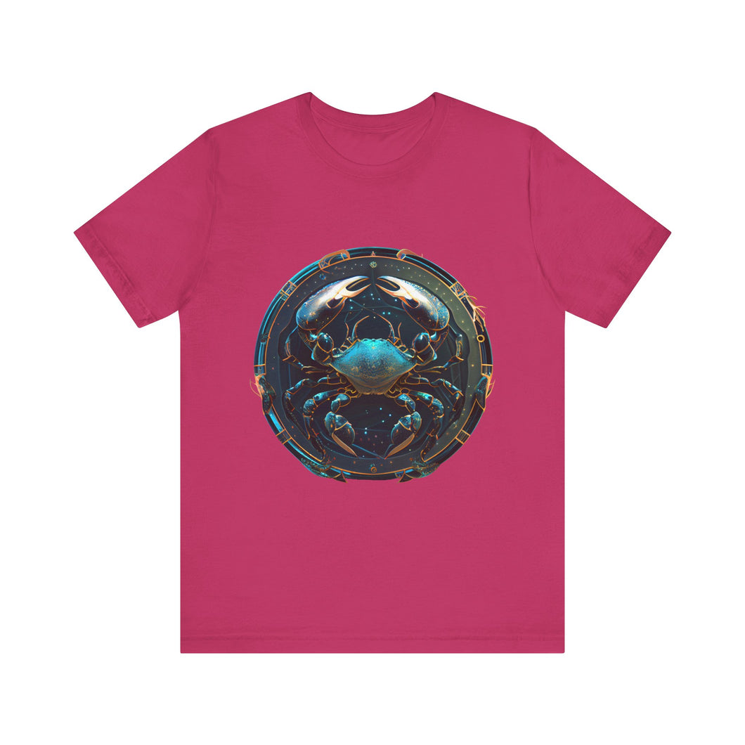 Cancer Zodiac Unisex Short Sleeve Tee