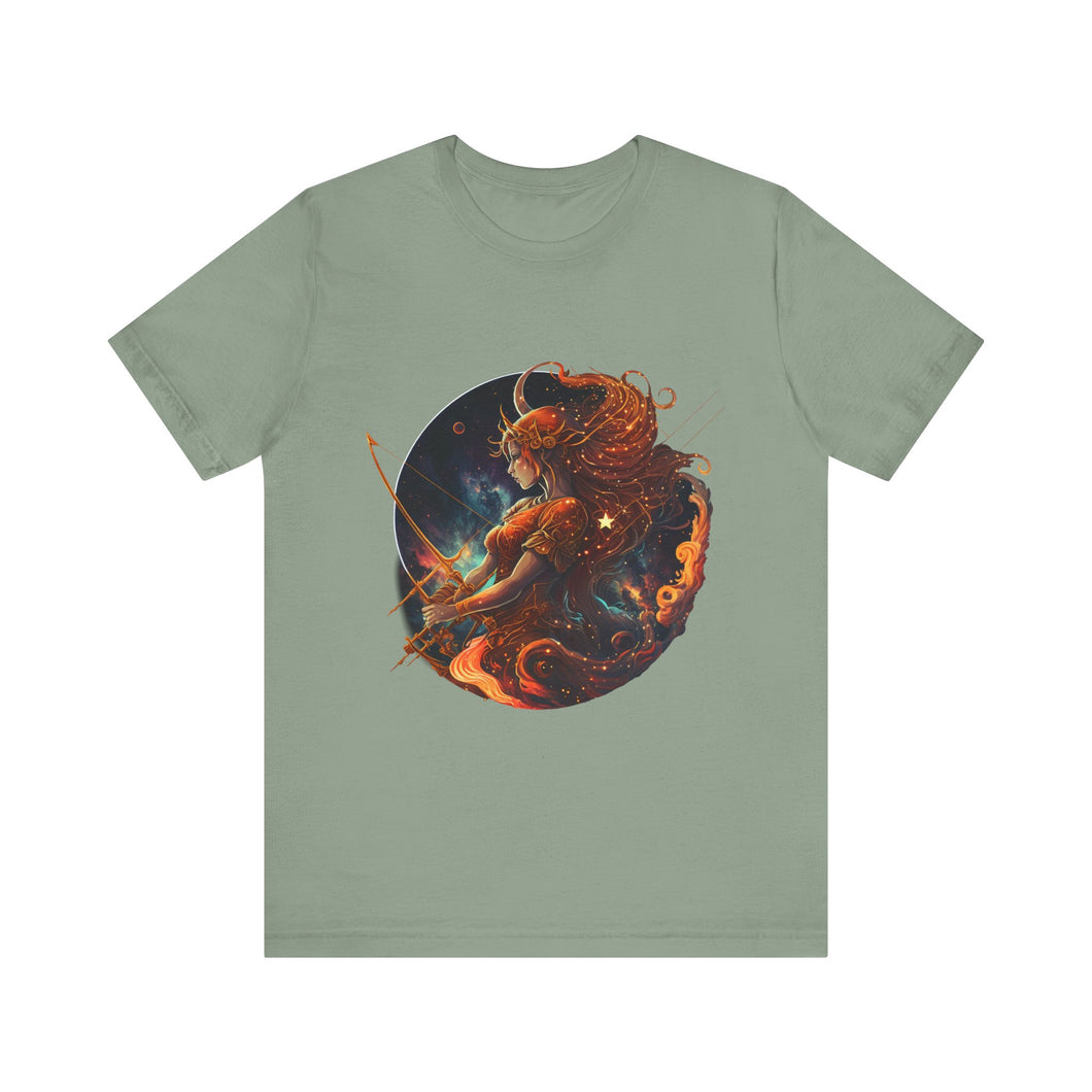 Sagittarius Zodiac Unisex Short Sleeve Tee