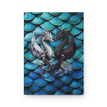 Load image into Gallery viewer, Blue Dream Dragon Scales Hardcover Journal
