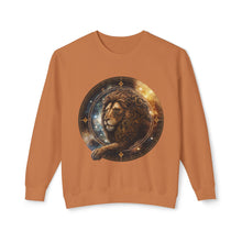 Load image into Gallery viewer, Leo Zodiac Unisex Lightweight Crewneck Sweatshirt
