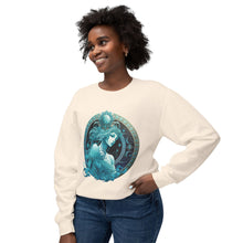 Load image into Gallery viewer, Aquarius Zodiac Unisex Lightweight Crewneck Sweatshirt
