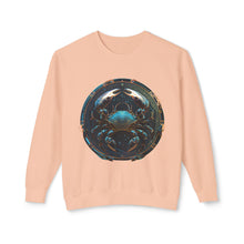 Load image into Gallery viewer, Cancer Zodiac Unisex Lightweight Crewneck Sweatshirt
