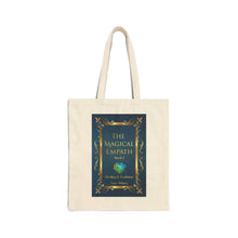 Load image into Gallery viewer, The Magical Empath Book I Cover Cotton Canvas Tote Bag
