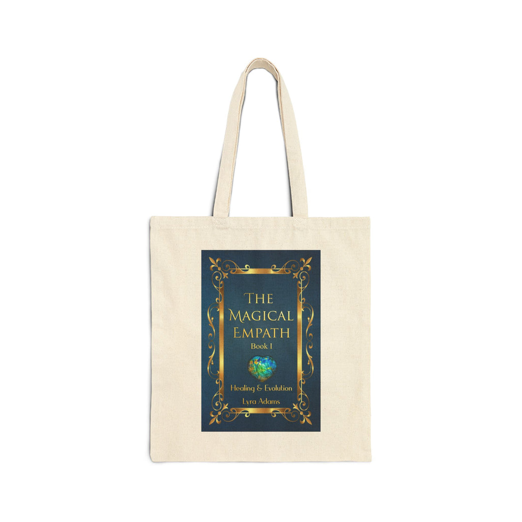 The Magical Empath Book I Cover Cotton Canvas Tote Bag