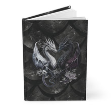 Load image into Gallery viewer, Dark Dragon Scales Hardcover Journal
