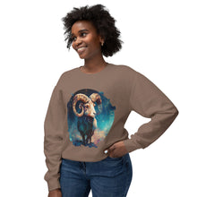 Load image into Gallery viewer, Aries Zodiac Unisex Lightweight Crewneck Sweatshirt
