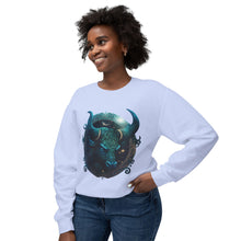 Load image into Gallery viewer, Taurus Zodiac Unisex Lightweight Crewneck Sweatshirt
