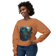 Load image into Gallery viewer, Taurus Zodiac Unisex Lightweight Crewneck Sweatshirt
