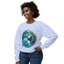 Load image into Gallery viewer, Aquarius Zodiac Unisex Lightweight Crewneck Sweatshirt
