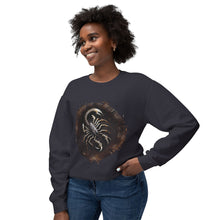 Load image into Gallery viewer, Scorpio Unisex Lightweight Crewneck Sweatshirt
