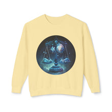 Load image into Gallery viewer, Libra Unisex Lightweight Crewneck Sweatshirt
