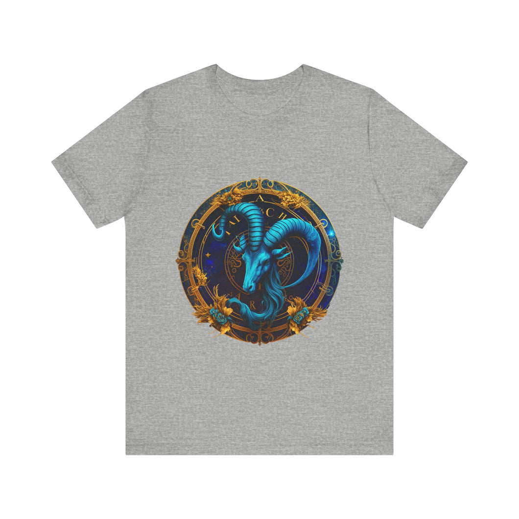 Capricorn Zodiac Unisex Short Sleeve Tee