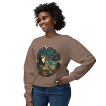 Load image into Gallery viewer, Virgo Zodiac Unisex Lightweight Crewneck Sweatshirt
