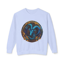 Load image into Gallery viewer, Capricorn Zodiac Unisex Lightweight Crewneck Sweatshirt
