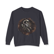 Load image into Gallery viewer, Scorpio Unisex Lightweight Crewneck Sweatshirt
