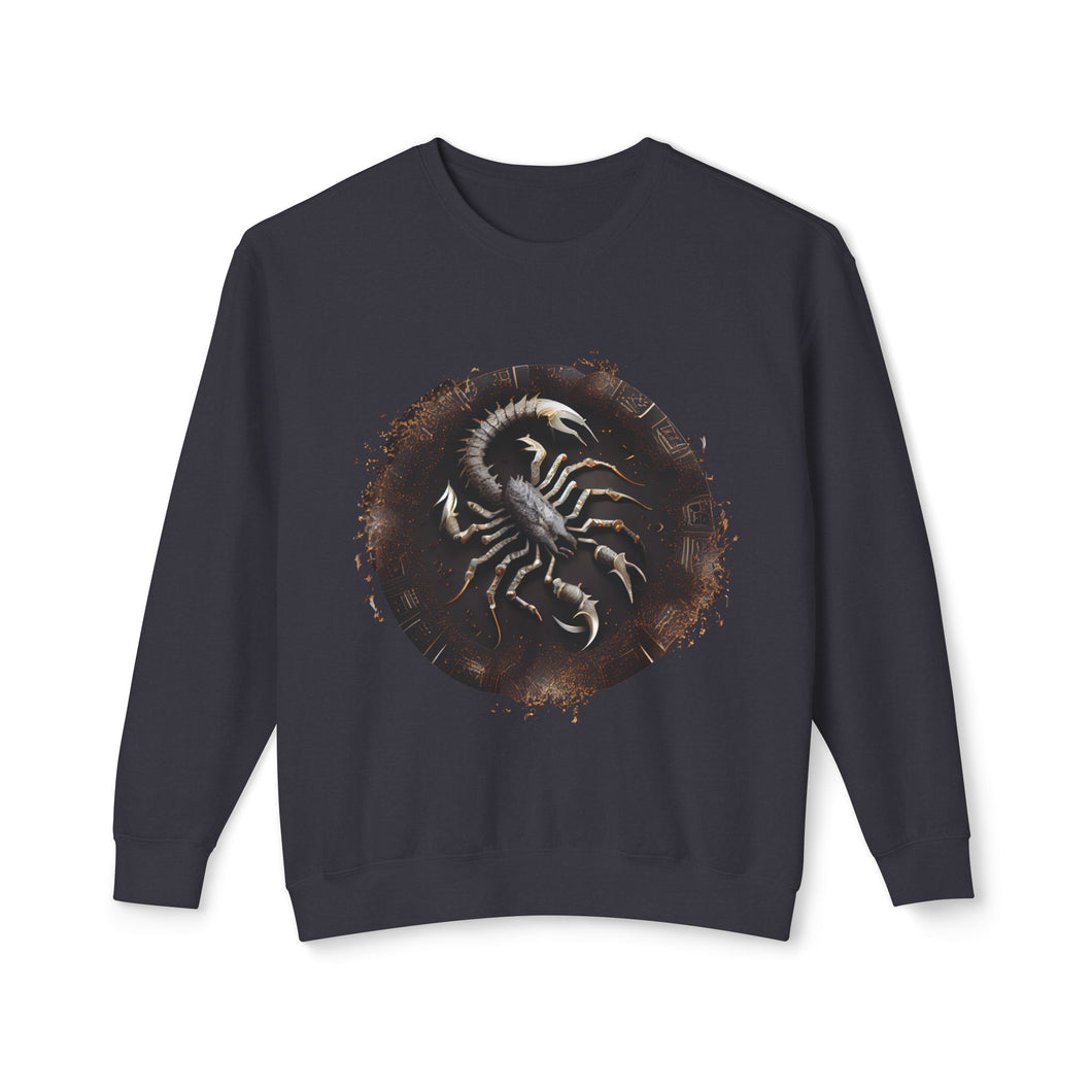 Scorpio Unisex Lightweight Crewneck Sweatshirt