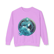 Load image into Gallery viewer, Aquarius Zodiac Unisex Lightweight Crewneck Sweatshirt
