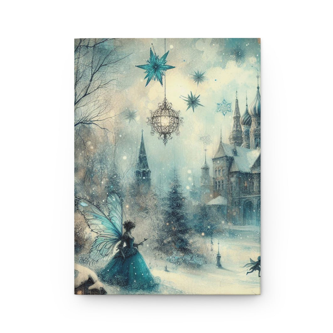 Snowflake Fairy Castle Hardcover Journal