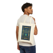 Load image into Gallery viewer, The Magical Empath Book I Cover Cotton Canvas Tote Bag
