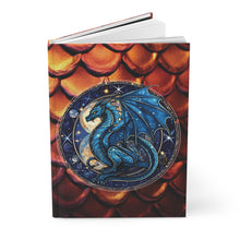 Load image into Gallery viewer, Firey Dragon Scales Hardcover Journal
