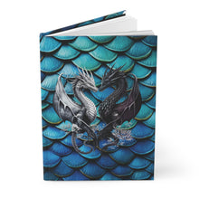 Load image into Gallery viewer, Blue Dream Dragon Scales Hardcover Journal
