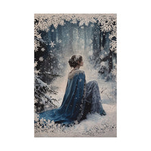 Load image into Gallery viewer, Once Upon A Snowflake Poster Wall Art in 3 Sizes
