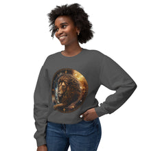 Load image into Gallery viewer, Leo Zodiac Unisex Lightweight Crewneck Sweatshirt
