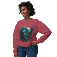 Load image into Gallery viewer, Taurus Zodiac Unisex Lightweight Crewneck Sweatshirt
