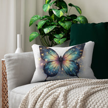 Load image into Gallery viewer, Butterfly Wishes Lumbar Pillow – Vibrant Decorative Cushion for Home Decor
