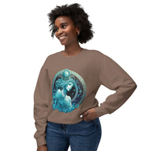 Load image into Gallery viewer, Aquarius Zodiac Unisex Lightweight Crewneck Sweatshirt
