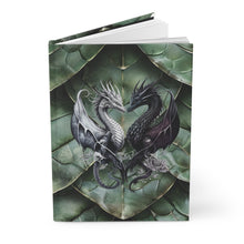 Load image into Gallery viewer, Green Mother Dragon Scales Hardcover Journal
