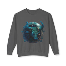 Load image into Gallery viewer, Taurus Zodiac Unisex Lightweight Crewneck Sweatshirt
