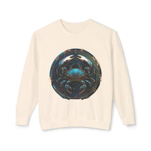 Load image into Gallery viewer, Cancer Zodiac Unisex Lightweight Crewneck Sweatshirt
