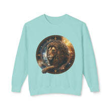 Load image into Gallery viewer, Leo Zodiac Unisex Lightweight Crewneck Sweatshirt
