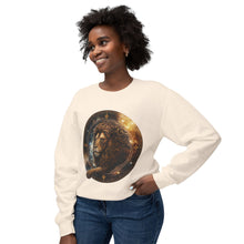 Load image into Gallery viewer, Leo Zodiac Unisex Lightweight Crewneck Sweatshirt
