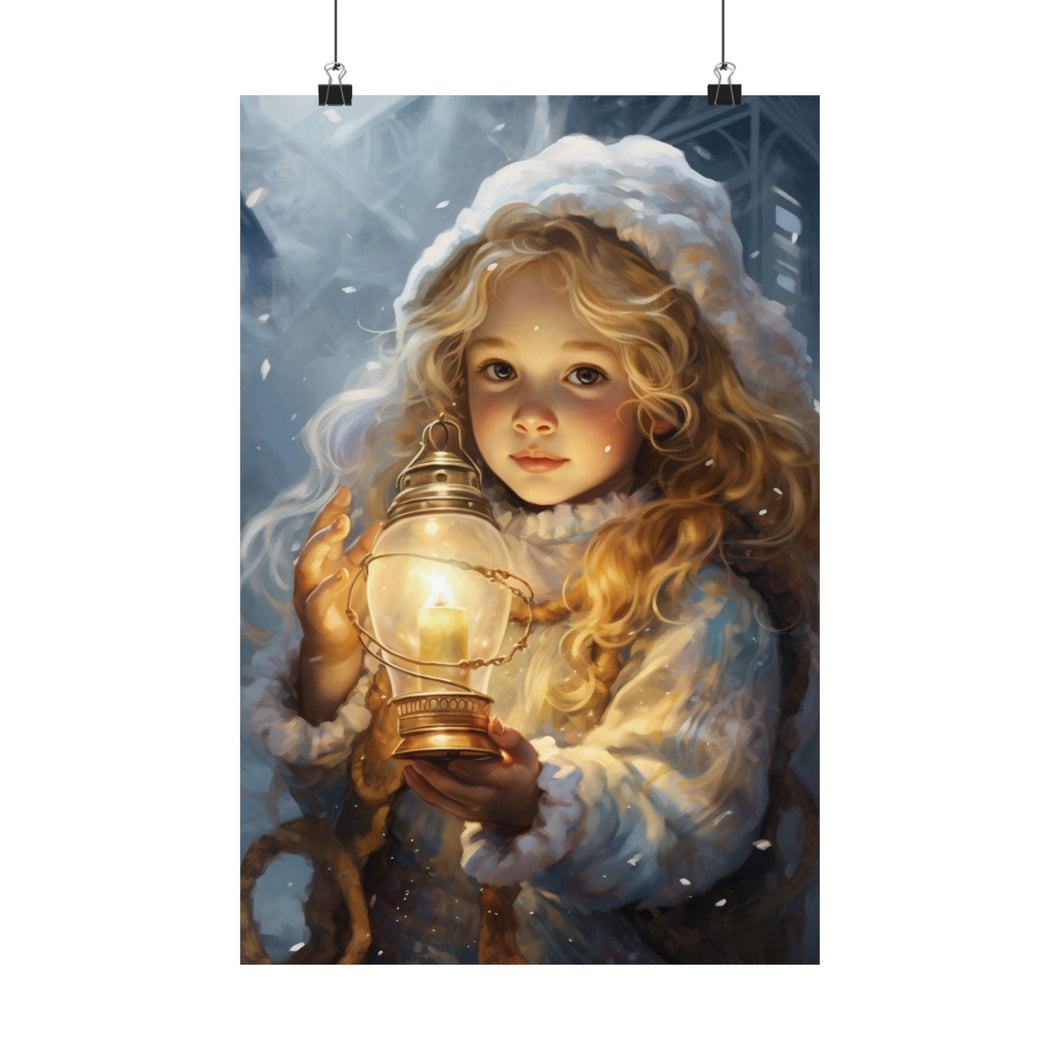 Winter's Hope  Poster Wall Art in 3 Sizes